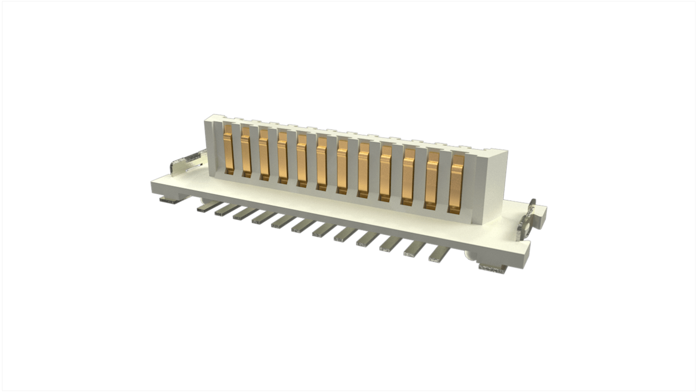 Amphenol ICC Conan Lite Series Straight, Vertical PCB Header, 25 Contact(s), 1.0mm Pitch, Shrouded