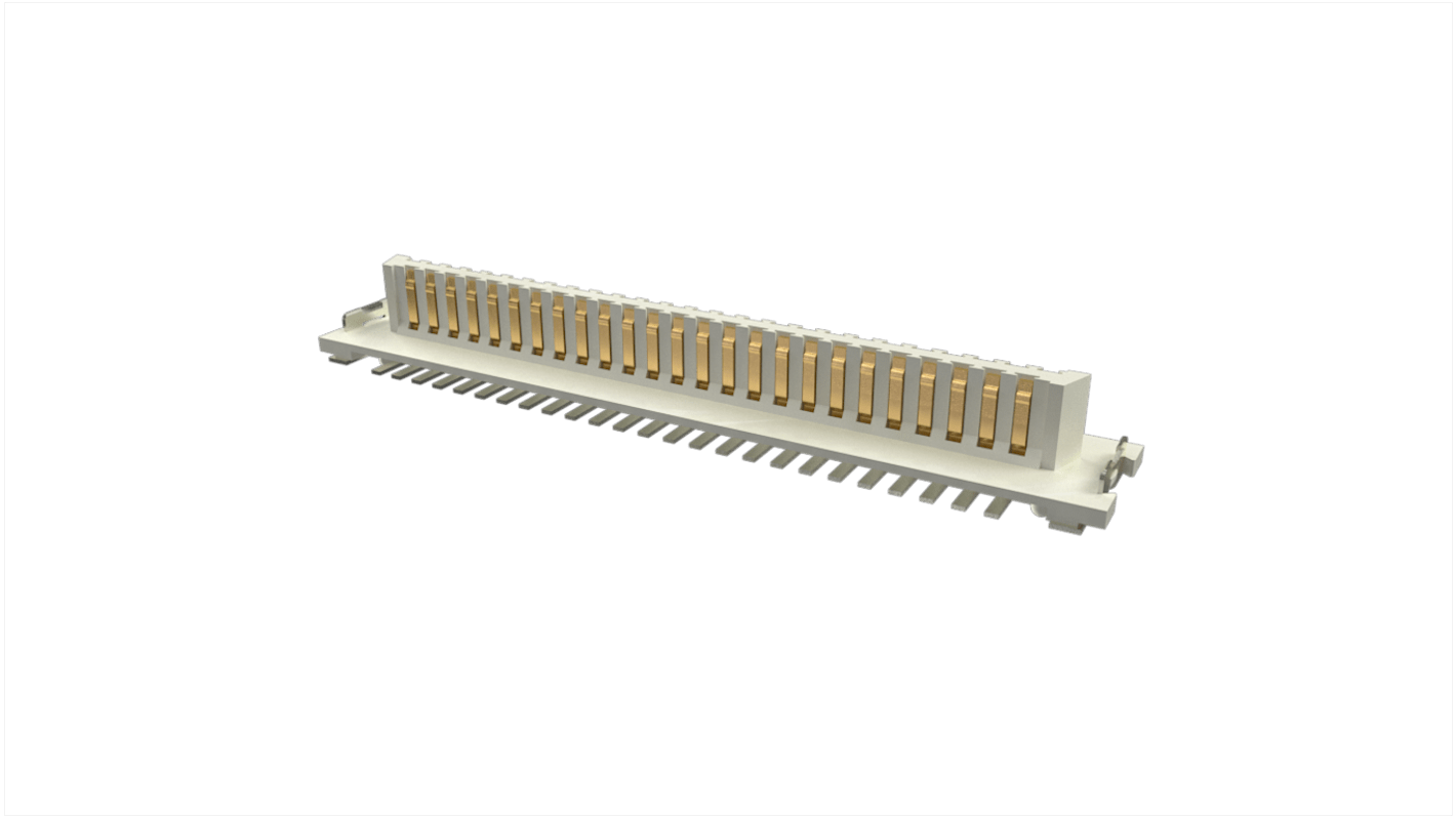 Amphenol ICC Conan Lite Leiterplatten-Stiftleiste gerade, vertikal, 51-polig, Raster 1.0mm, Ummantelt