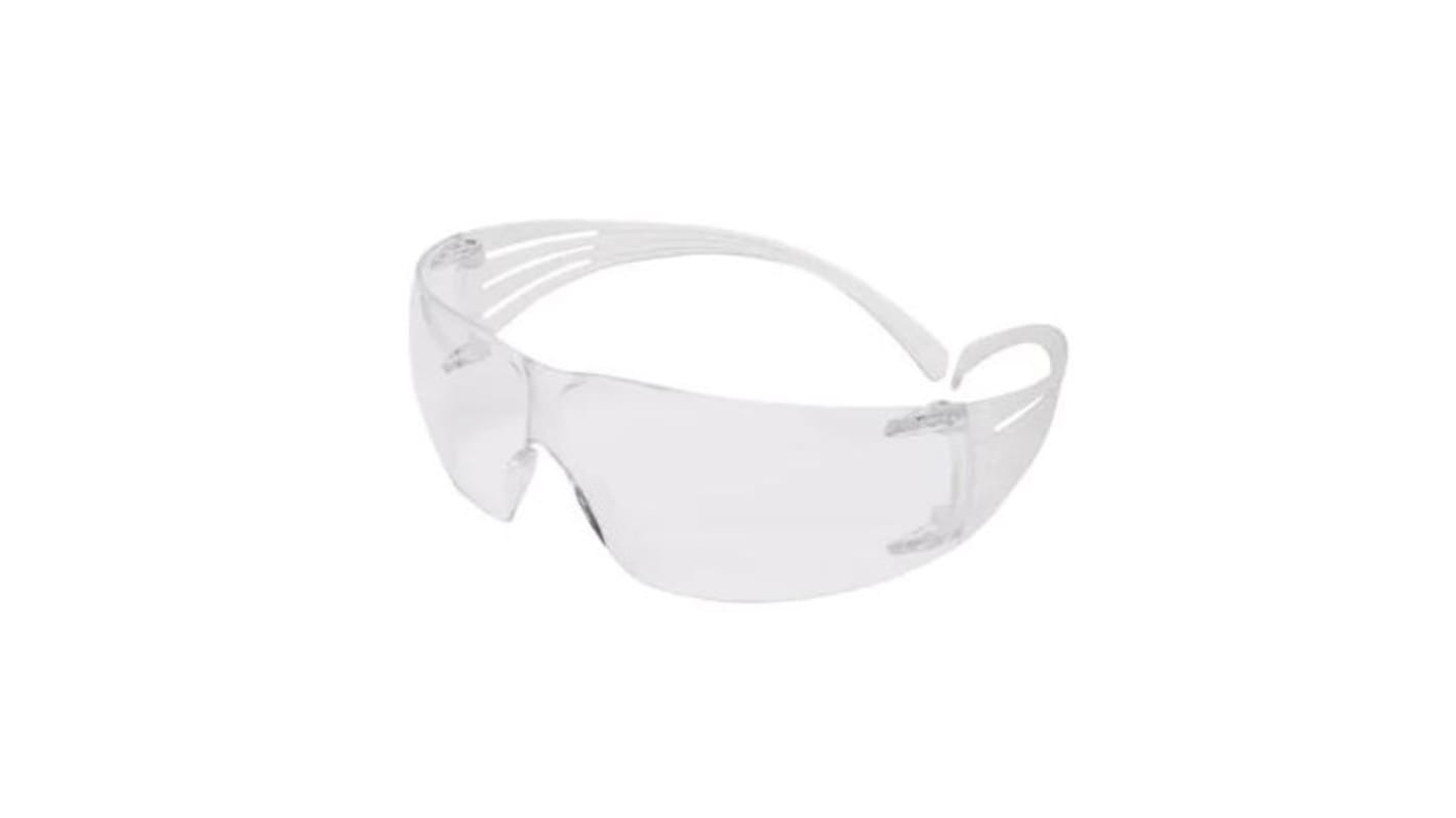 Lunettes de protection 3M Secure-Fit SF200 Gris Polycarbonate antibuée, Résistant aux rayures