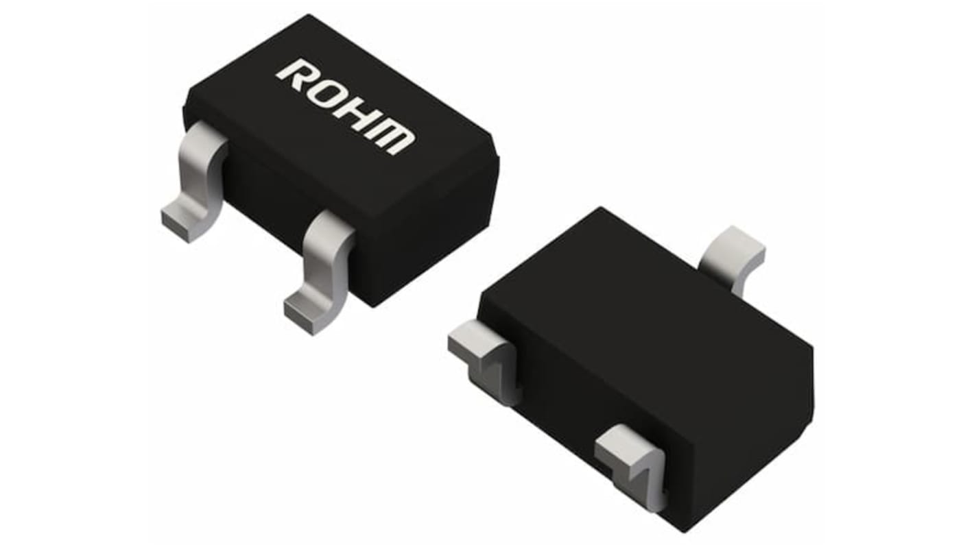 ROHM Schaltdiode 2 Paar gemeinsame Kathode 100mA 1 Element/Chip SMD 80V SOT-323 3-Pin Epitaxial planar