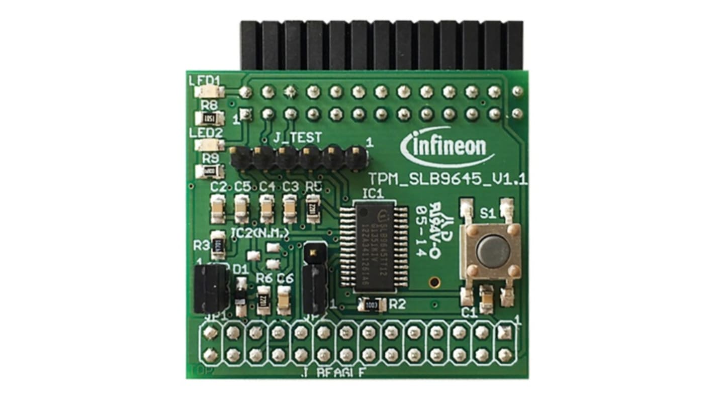 Placa de evaluación TPM 45 IRIDIUMBOARD de Infineon