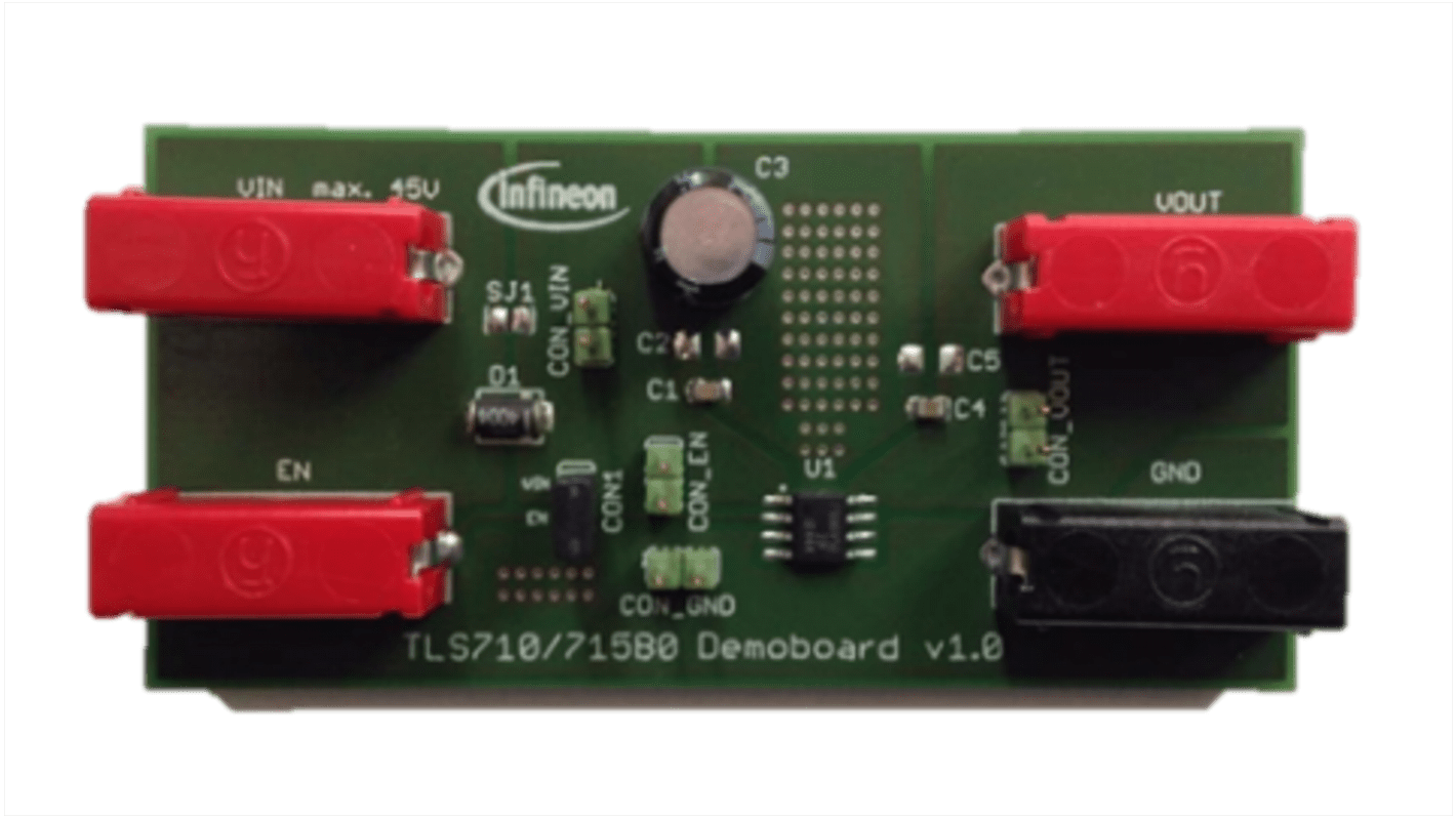 Płytka ewaluacyjna Infineon Regulator napięcia LDO Płytka ewaluacyjna LDO TLS205B0LDV