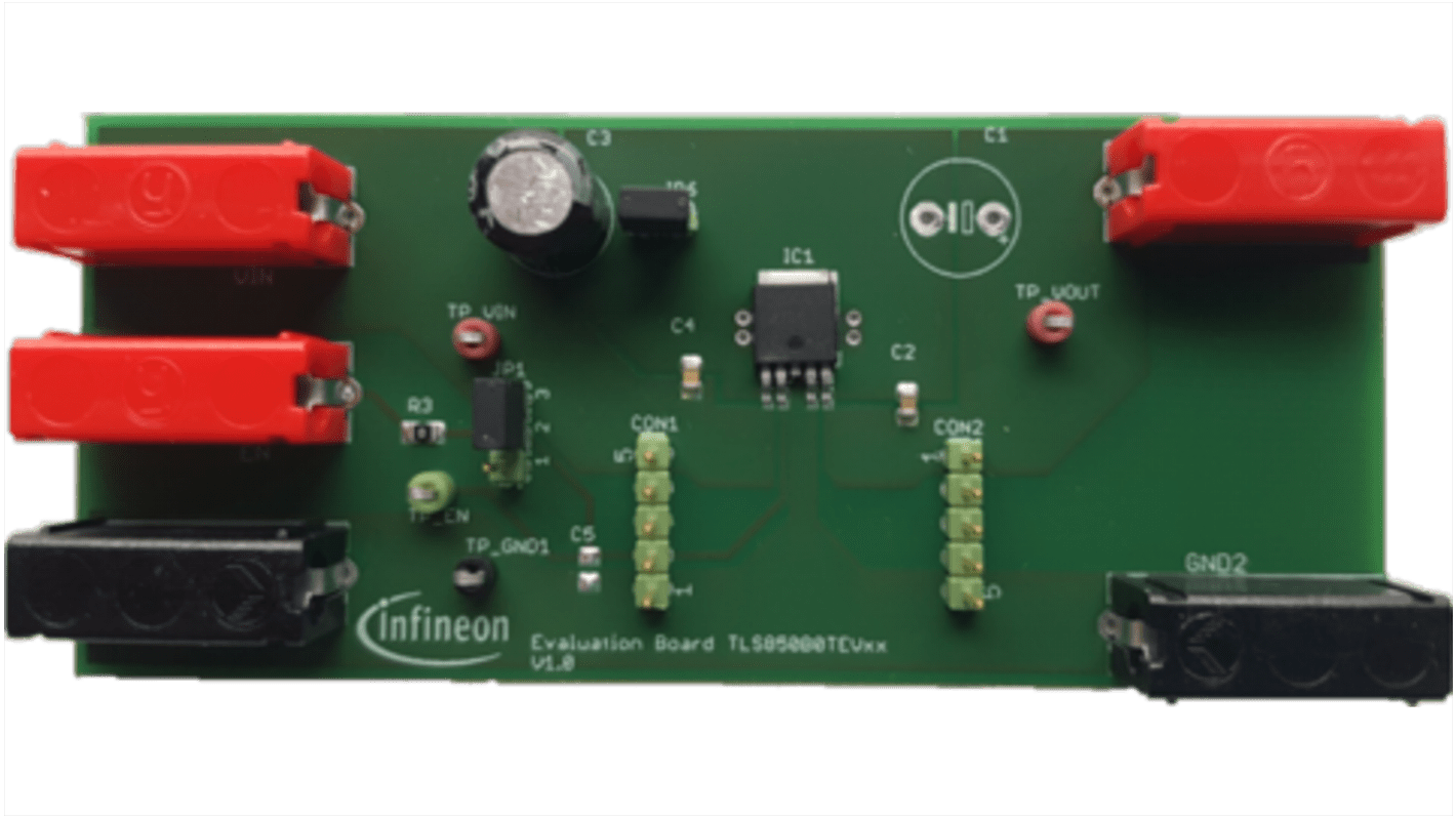 Placa de evaluación Regulador de tensión de LDO Infineon TLS850B0TE33 BOARD - TLS850B0TE33BOARDTOBO1