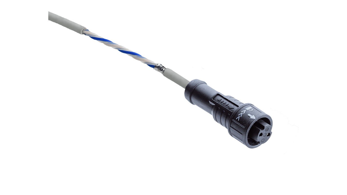 Cavo sensore/attuatore Amphenol Industrial 2 cond., Ø 3.8mm, L. 5m