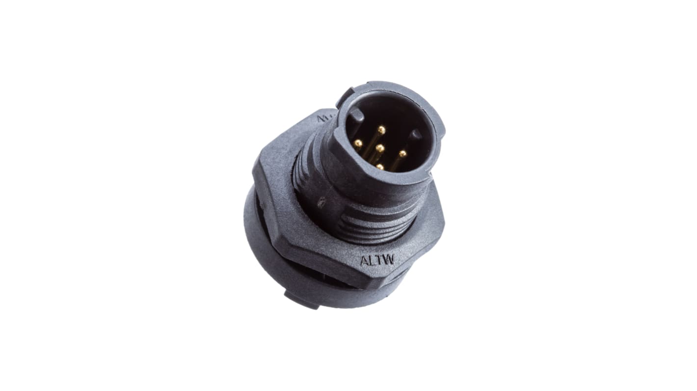 Amphenol Industrial Circular Connector, 2 Contacts, Panel Mount, Miniature Connector, Plug, Male, IP68, X-Lok Series