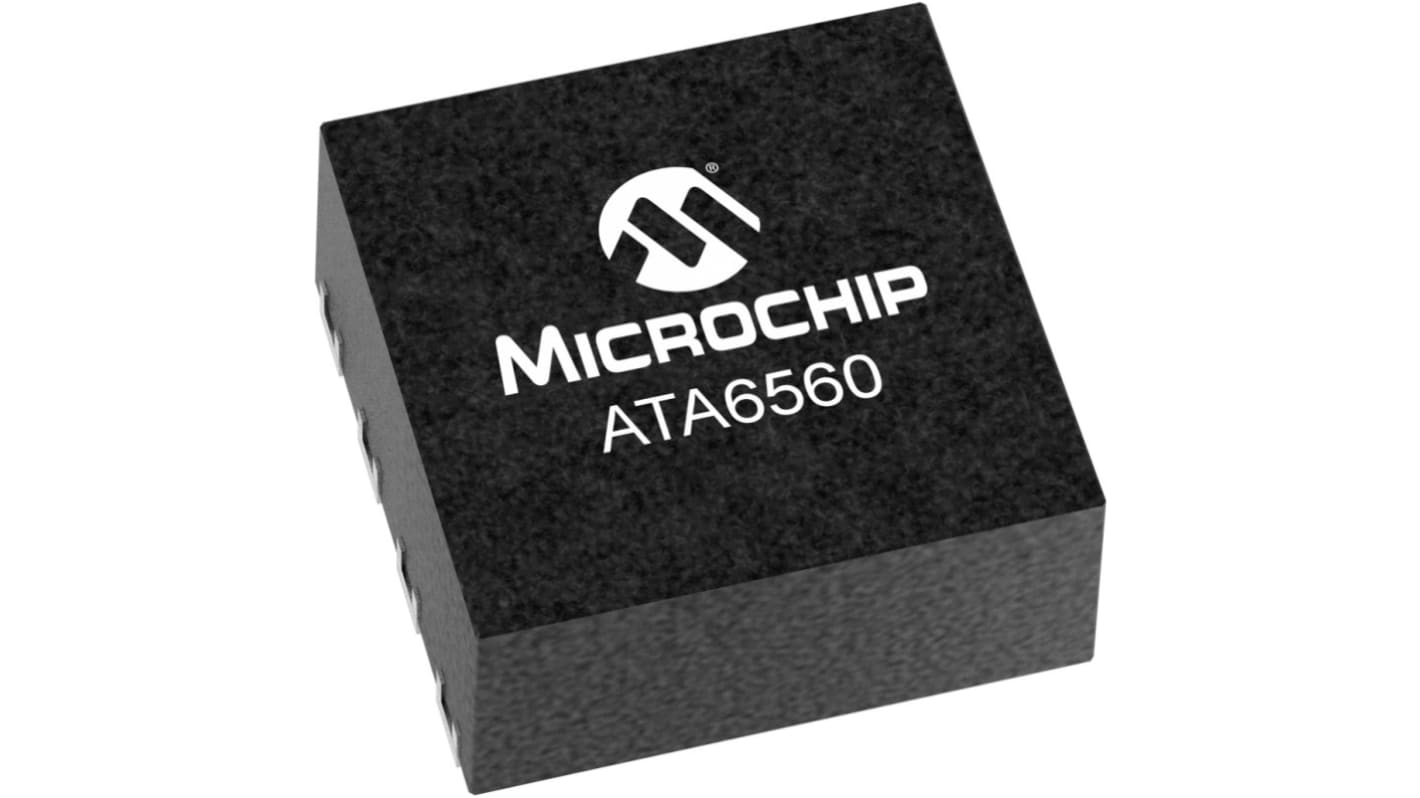 Microchip ATA6560-GBQW-N, CAN Transceiver 5Mbps CAN, ISO 11898, 8-Pin VDFN8