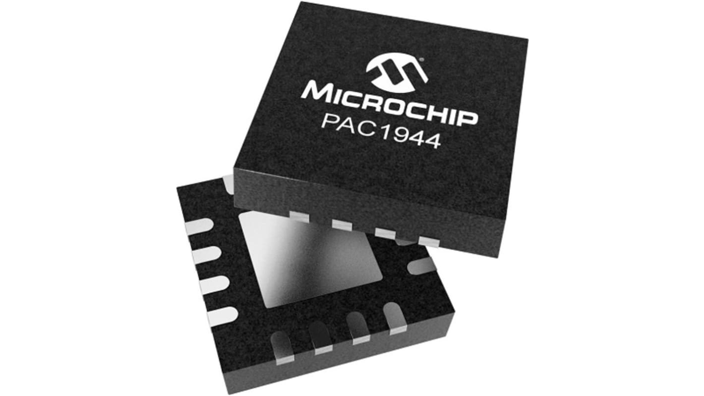 Microchip Stromüberwachung auf der Hochspannungsseite 100μV 5μA VQFN, 16-Pin SMD