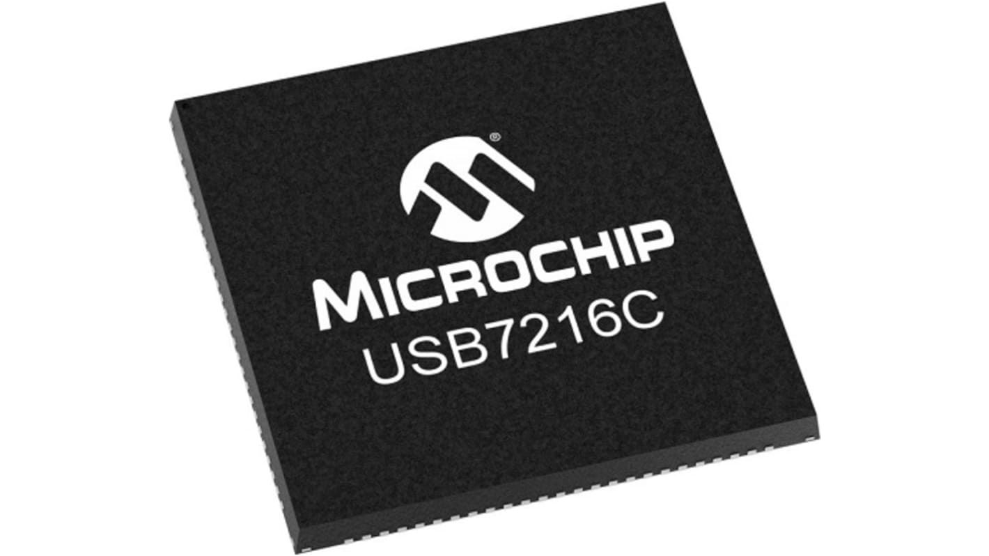 Hub USB Microchip 2 canaux USB 3.1, VQFN, 100 broches