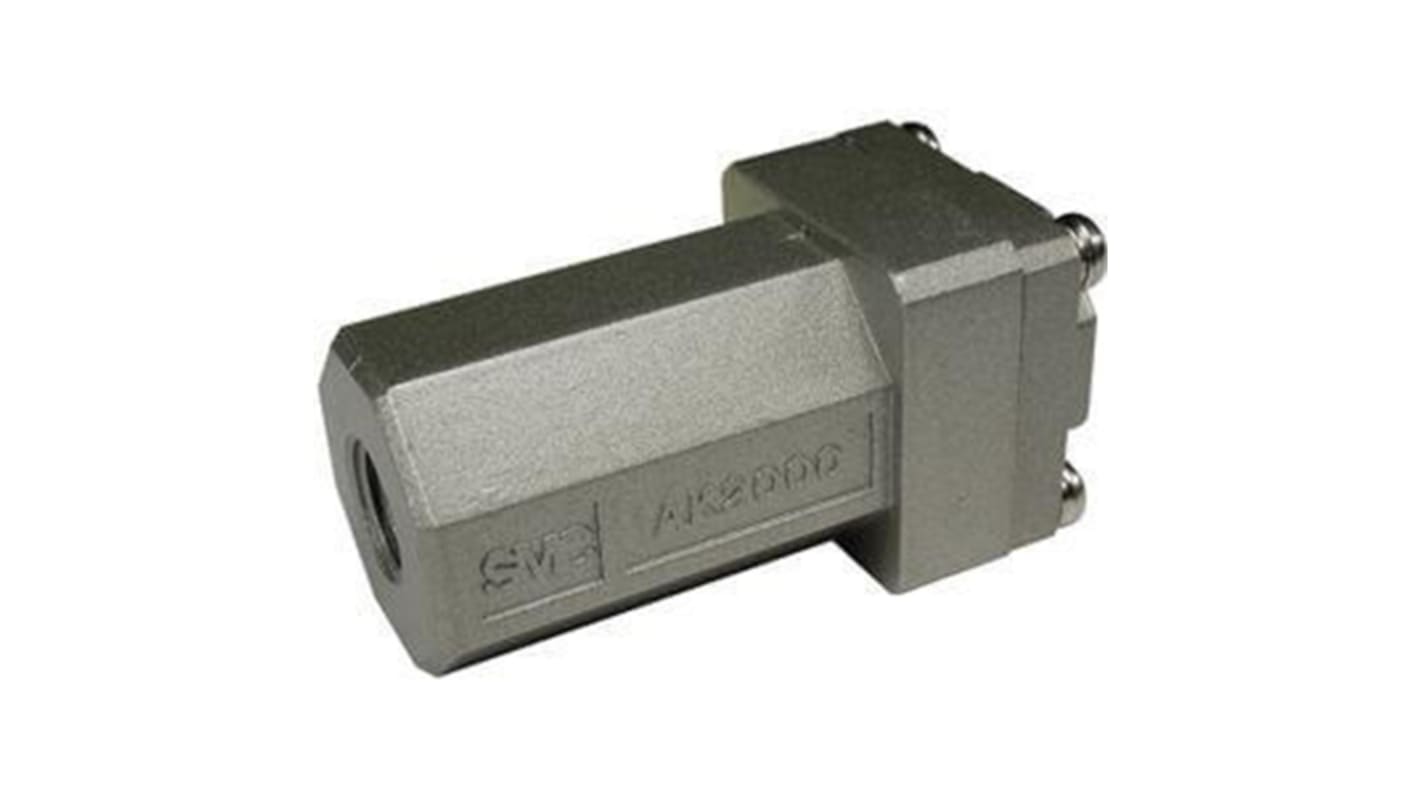 SMC Die Cast Aluminium Check Valve 1/4in, 10 bar