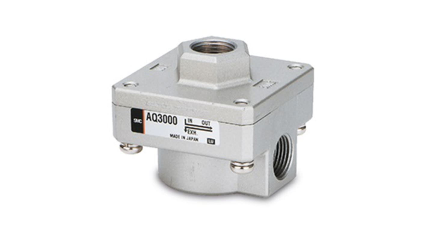 AQ200002 SMC Adjustable Exhaust Valve, R 1/4, Threaded RS