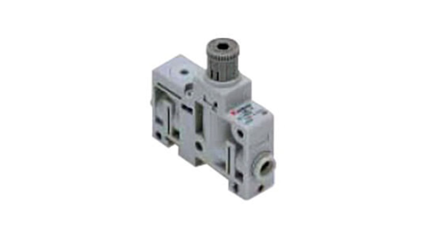 SMC M6 Pneumatic Regulator - 0.5bar to 7bar, 10bar max. input