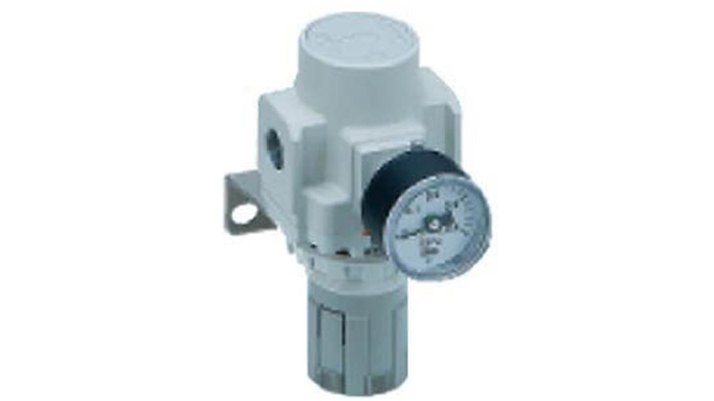 SMC G 3/8 Pneumatic Regulator - 0.05bar to 4bar, 7bar max. input