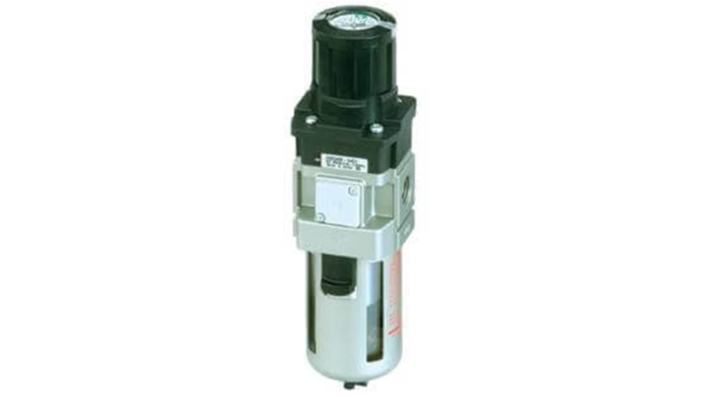 SMC G 1/4 Pneumatic Regulator -, 10bar max. input