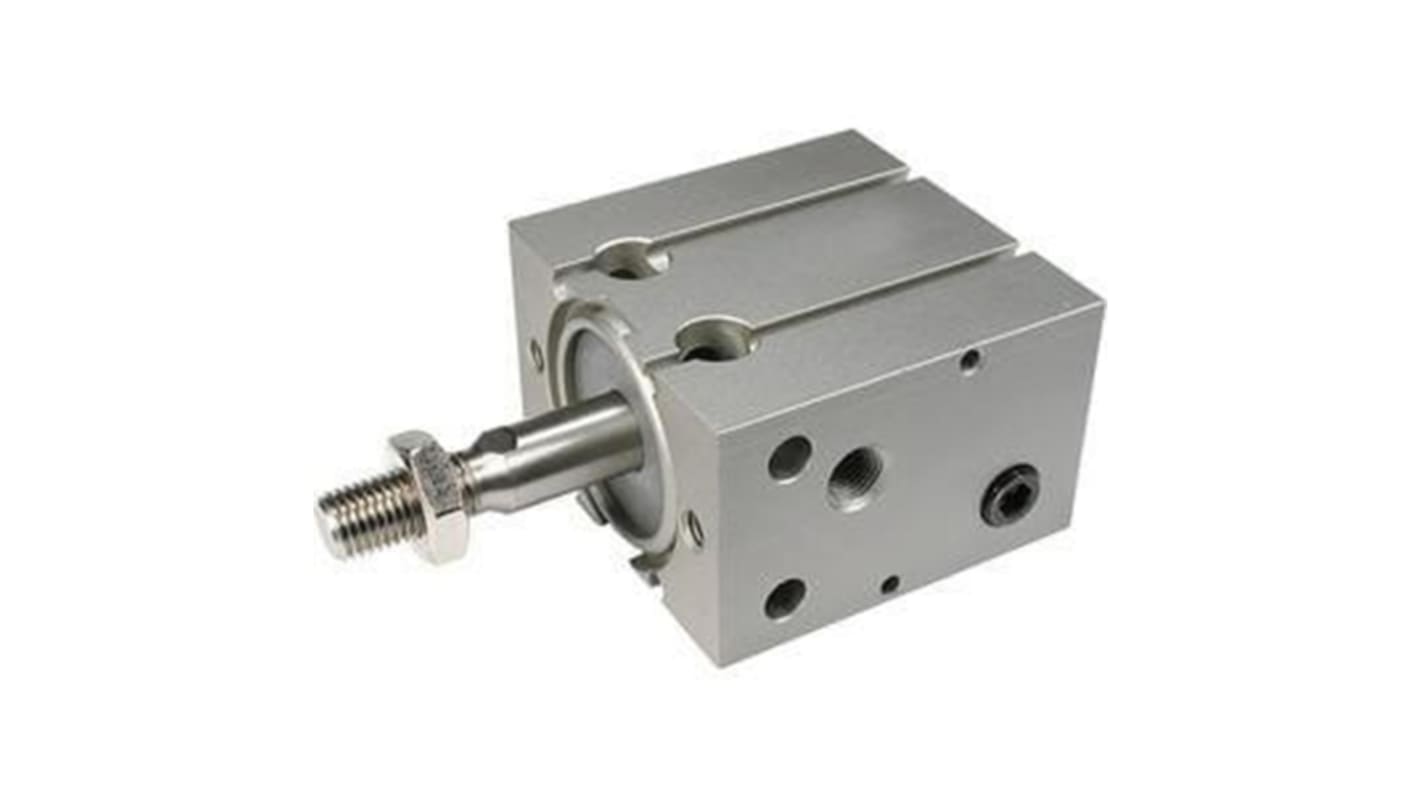 SMC Pneumatic Cylinder - 10mm Bore, 15mm Stroke, CDU Series, Single Acting