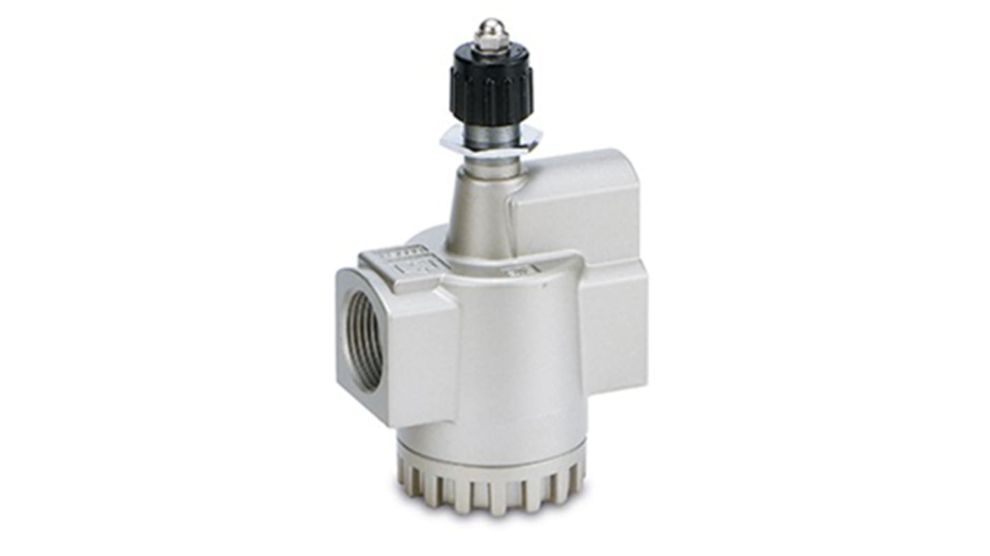 SMC EAS500 Series Threaded Speed Controller, G 3/4 Inlet Port x 6mm Tube Outlet Port