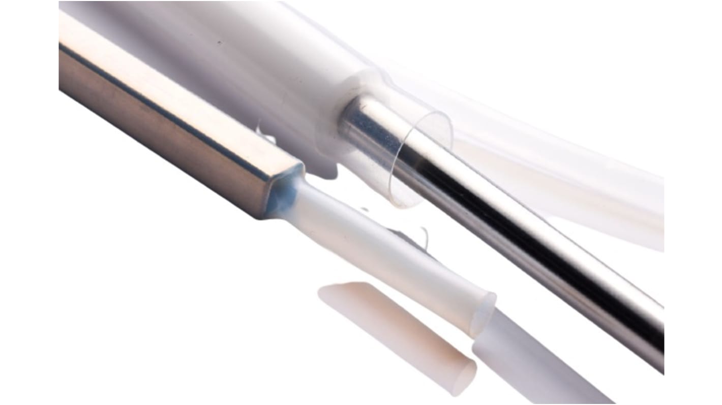 RS PRO Heat Shrink Tubing, Clear 2mm Sleeve Dia. x 1.22m Length 41