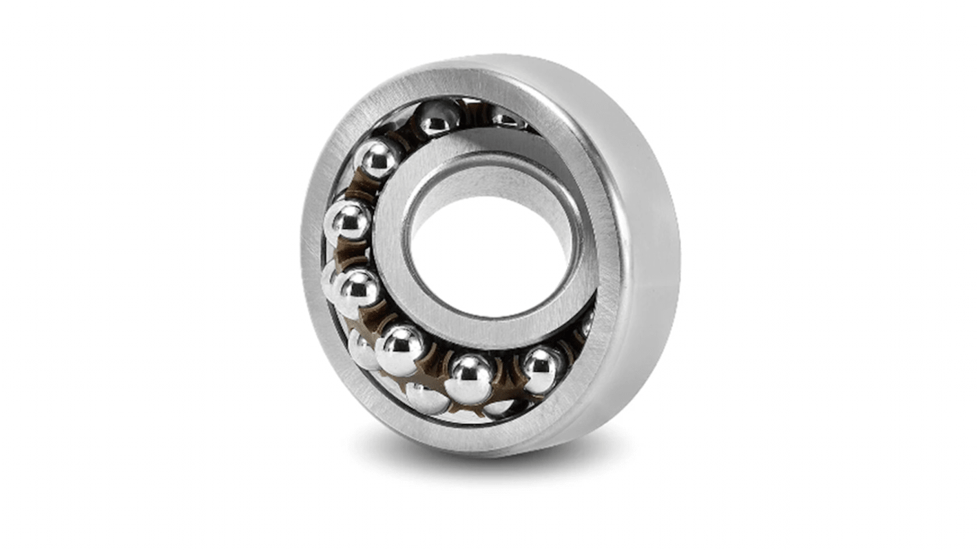 RS PRO 1204 Self Aligning Ball Bearing Open Type 20mm I.D, 47mm O.D RS
