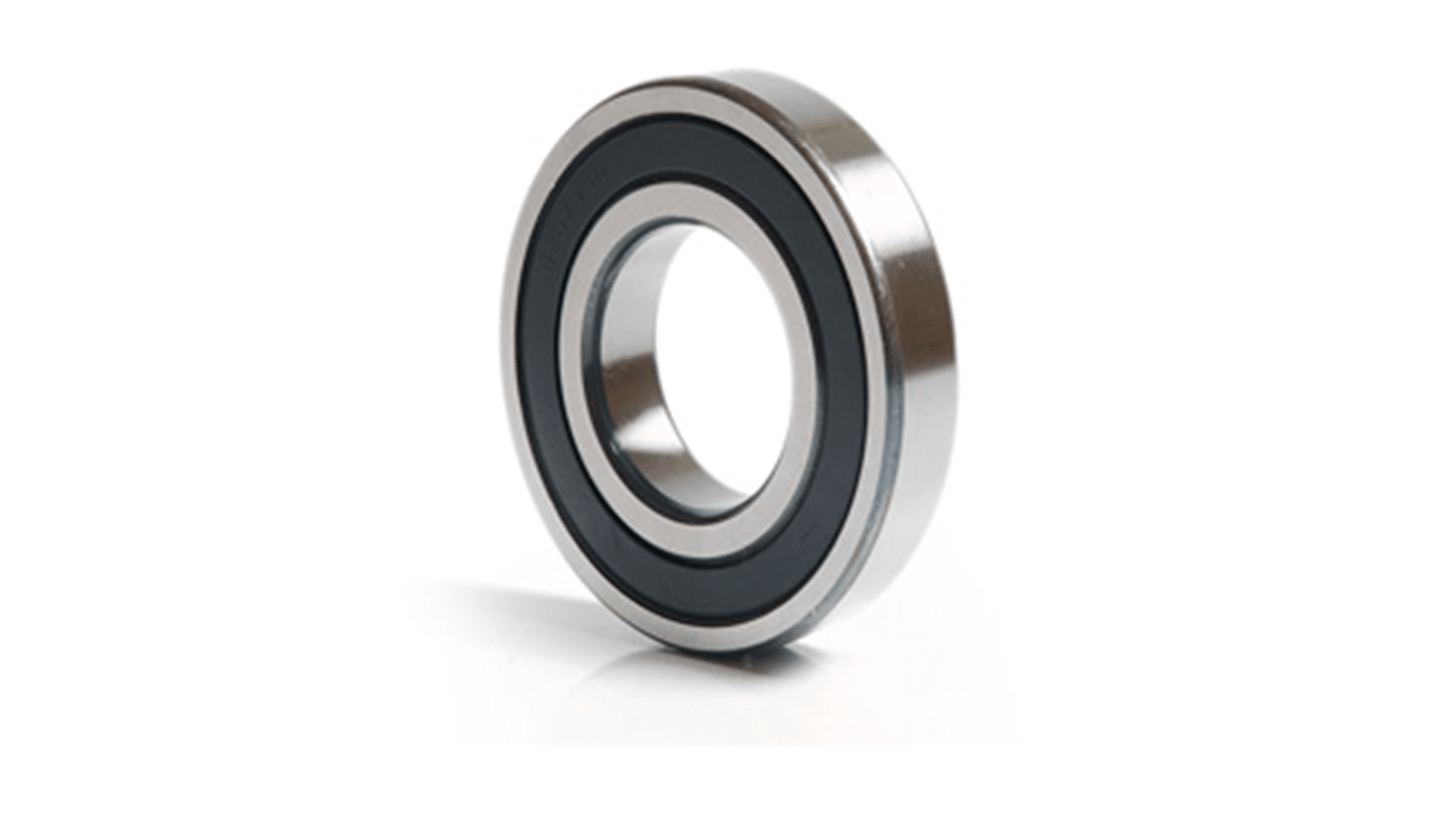 RS PRO 6904-2NKECM Single Row Deep Groove Ball Bearing- Both Sides Sealed 20mm I.D, 37mm O.D