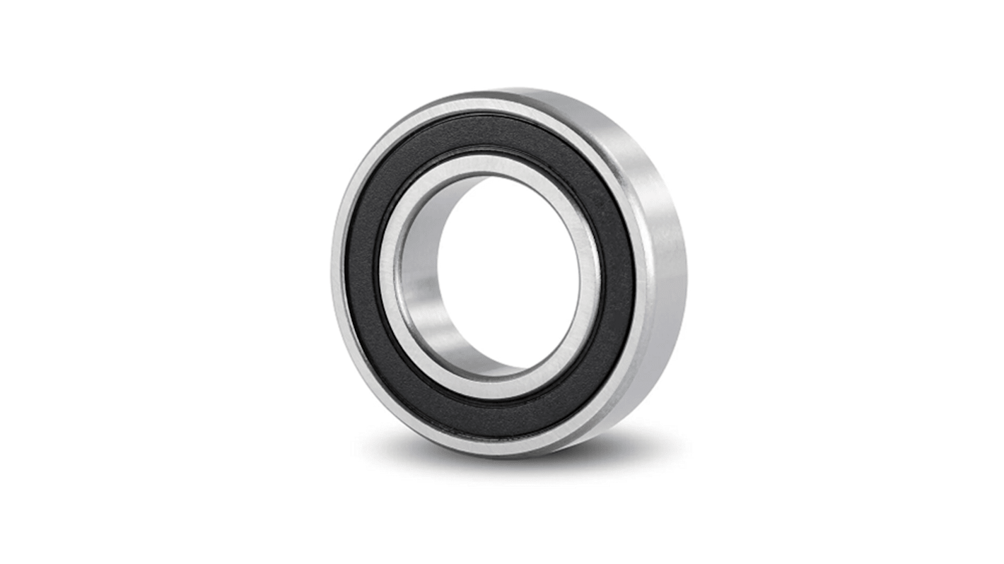 RS PRO 6202-16-2RS Single Row Deep Groove Ball Bearing- Both Sides Sealed 16mm I.D, 35mm O.D