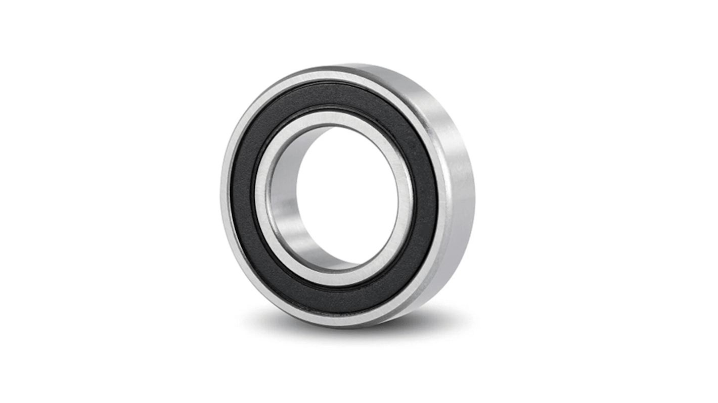 RS PRO 6204-2NSE Single Row Deep Groove Ball Bearing- Both Sides Sealed 25mm I.D, 52mm O.D