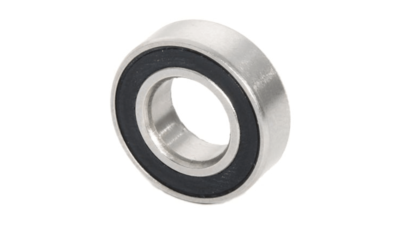 RS PRO 626-2RS Single Row Deep Groove Ball Bearing- Both Sides Sealed 6mm I.D, 19mm O.D