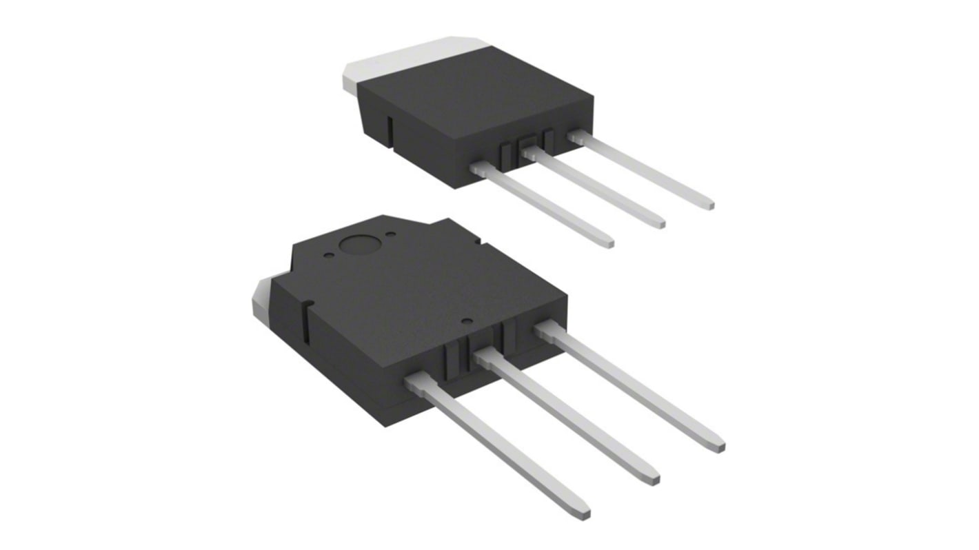 Renesas Electronics Nチャンネル MOSFET1500 V 4 A スルーホール パッケージTO-3PN 3 ピン