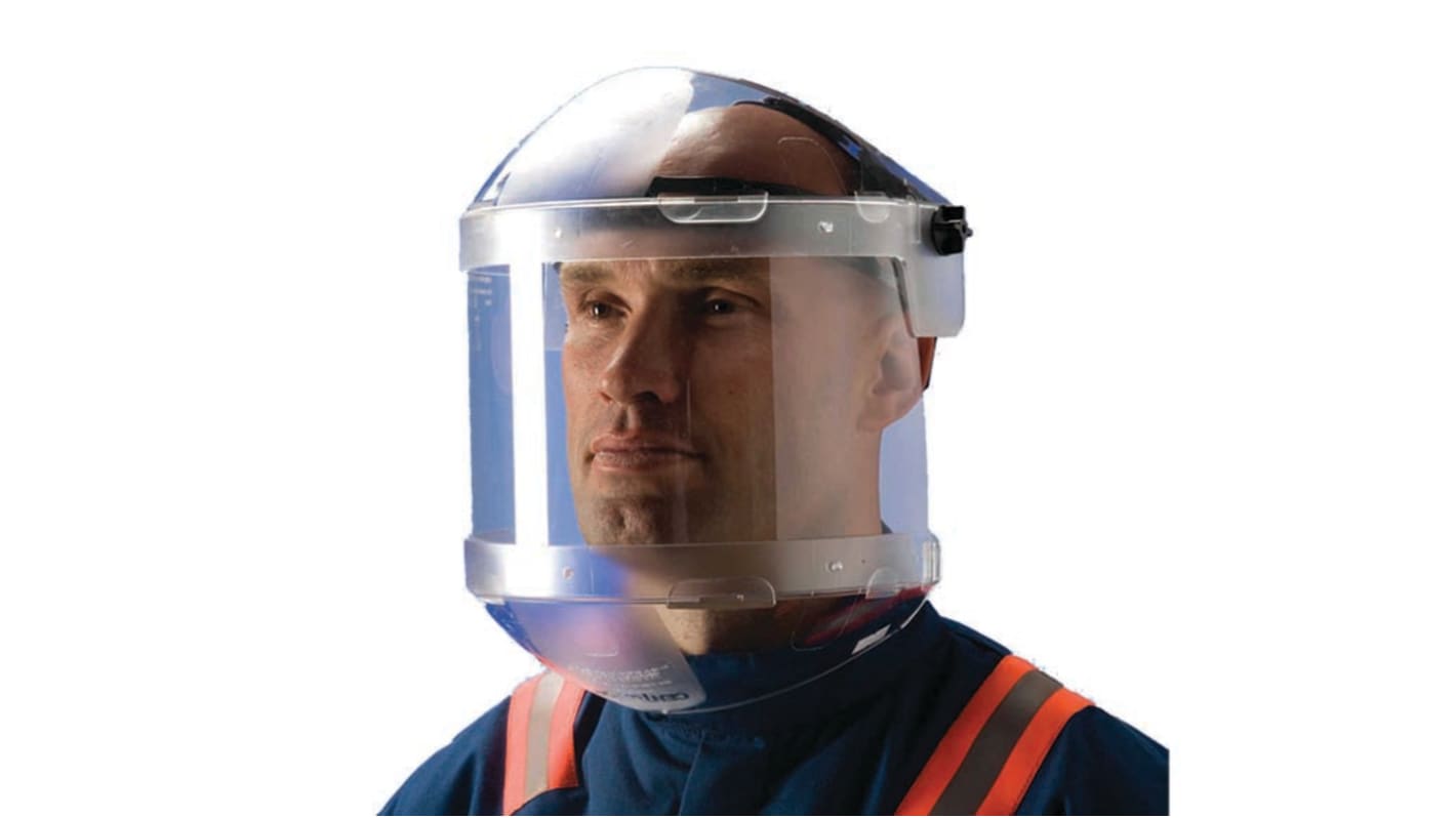 Centurion Safety Clear PC Face Shield with Face Guard , Resistant To Heat