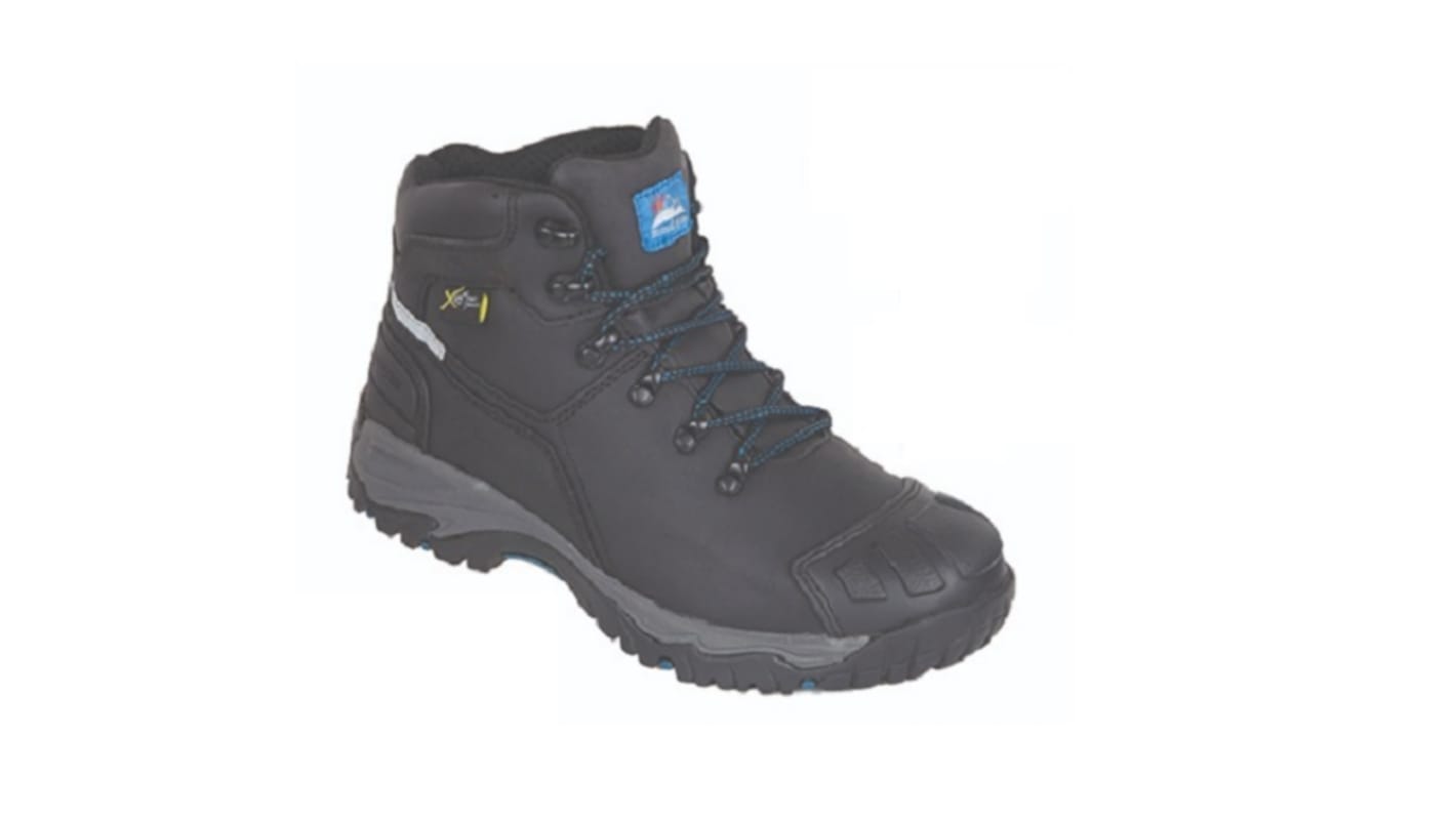 Himalayan Black Steel Toe Capped Unisex Safety Boots, UK 9, EU 43.5