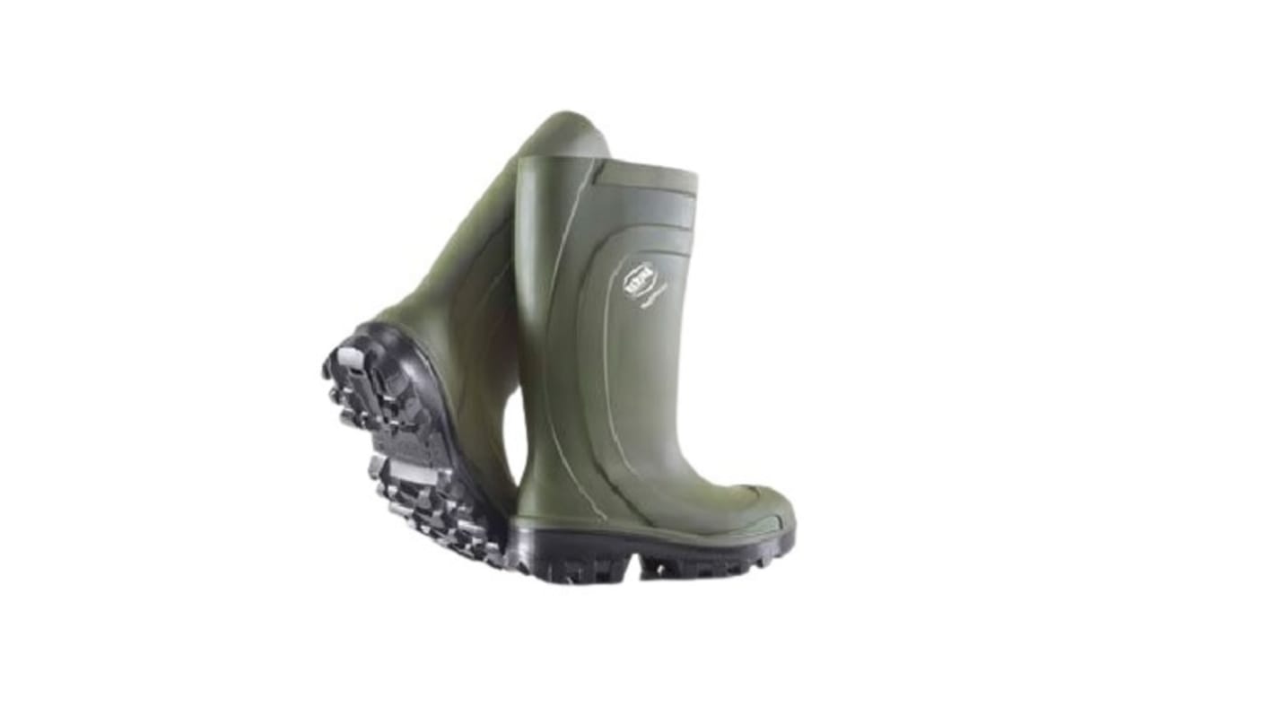 Botas de agua de seguridad Bekina de color Verde, talla 43