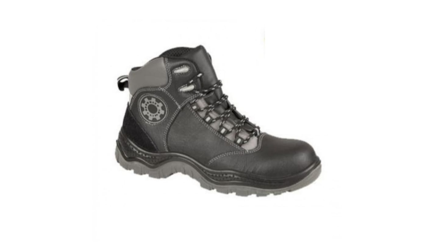 Himalayan Black Composite Toe Capped Unisex Safety Boots, UK 9, EU 43