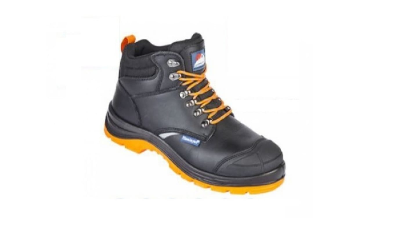 Himalayan Black Steel Toe Capped Unisex Safety Boots, UK 10, EU 44.5