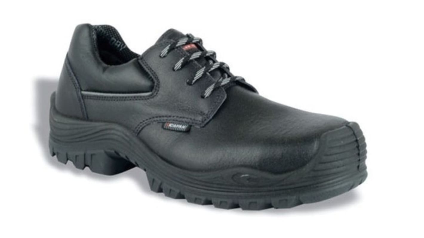 Cofra BISMARCK Unisex Black Toe Capped Safety Shoes, UK 10, EU 45