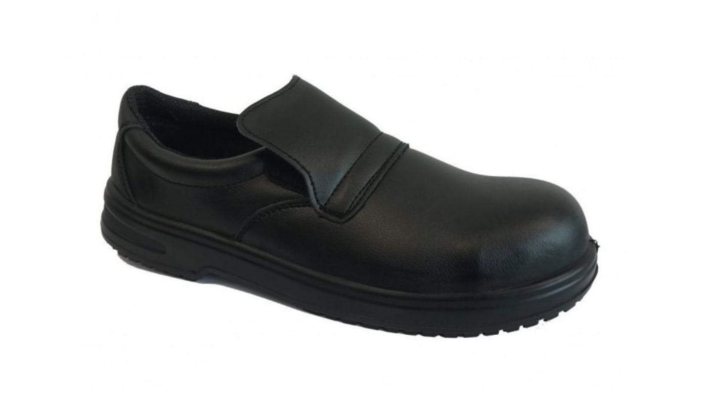 P20010 Pro Fit P200 Unisex Black Toe Capped Safety Shoes, UK 10, EU