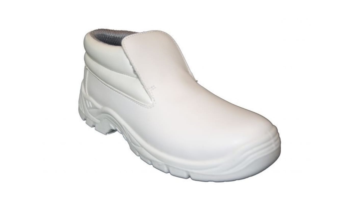 Reldeen R 603 White Steel Toe Capped Unisex Safety Boots, UK 5