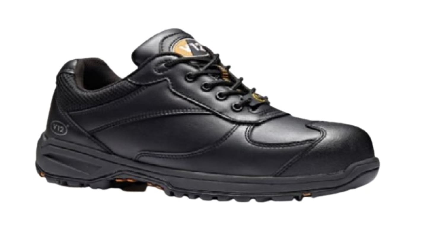 V12 Footwear Herren Sicherheitshalbschuhe Schwarz, Größe 41 / UK 7