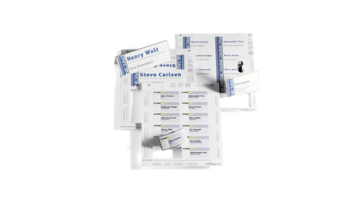 Durable White Adhesive Address Blank Adhesive Label, Pack of 160