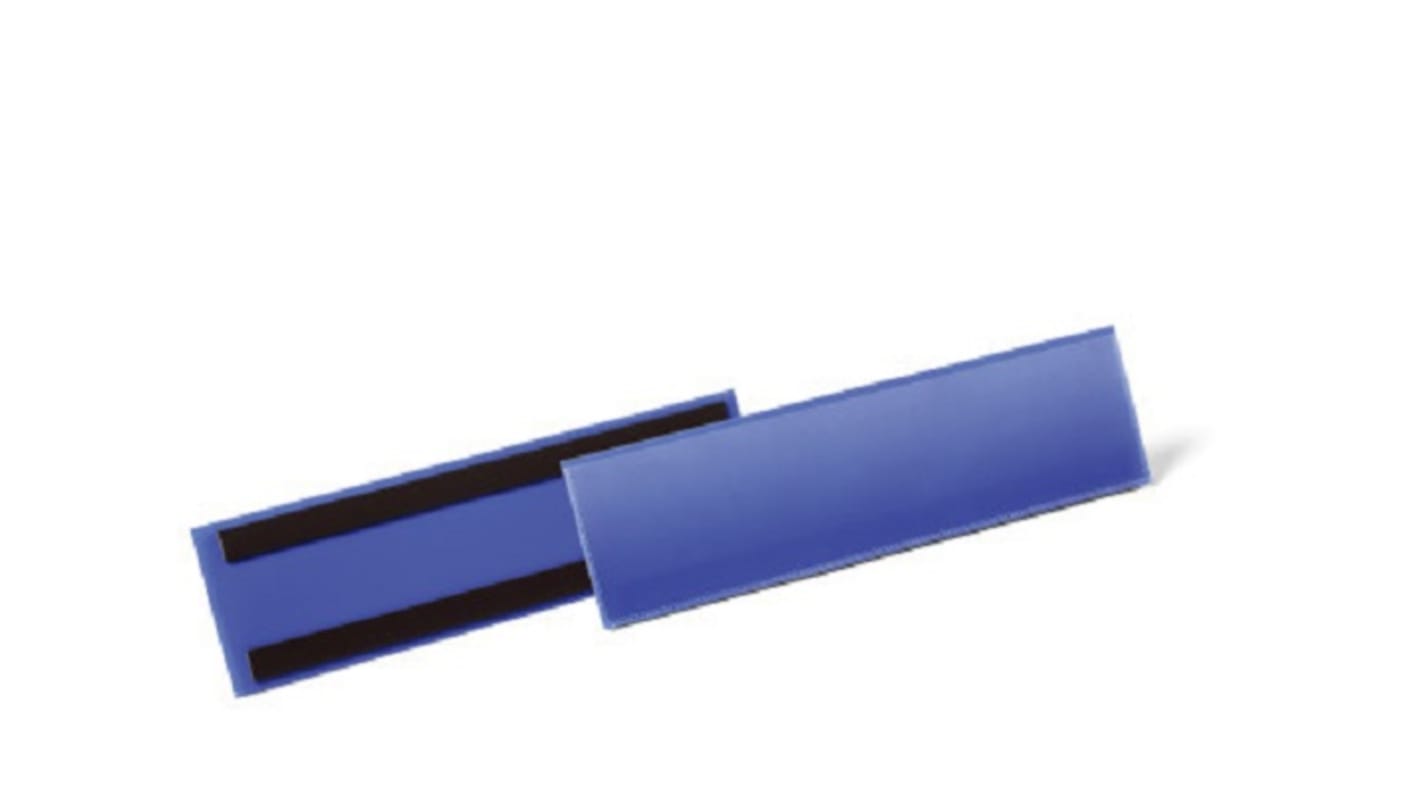 Durable Schaukasten zur Wandmontage Transparent Metall Magnetisch B. 311mm H. 81,5mm Blau