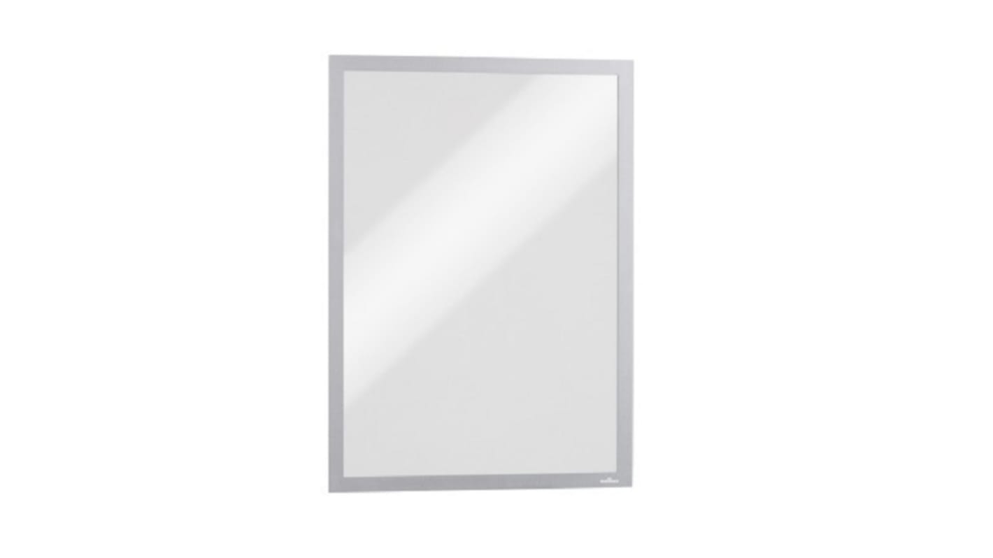 DurableDURAFRAME® MAGNETIC Silver A3 Information Frame, 446mm Height