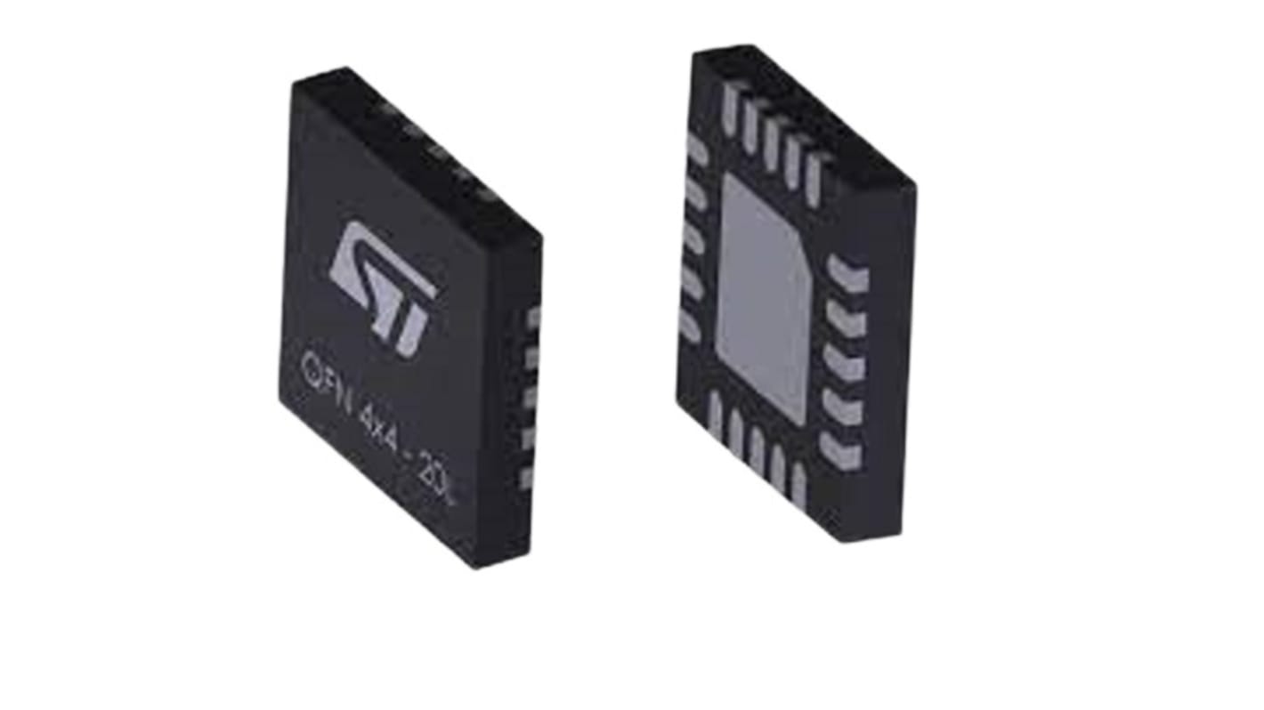 STMicroelectronics USB-vezérlő TCPP03-M20, USB C, 20-tüskés, OFN