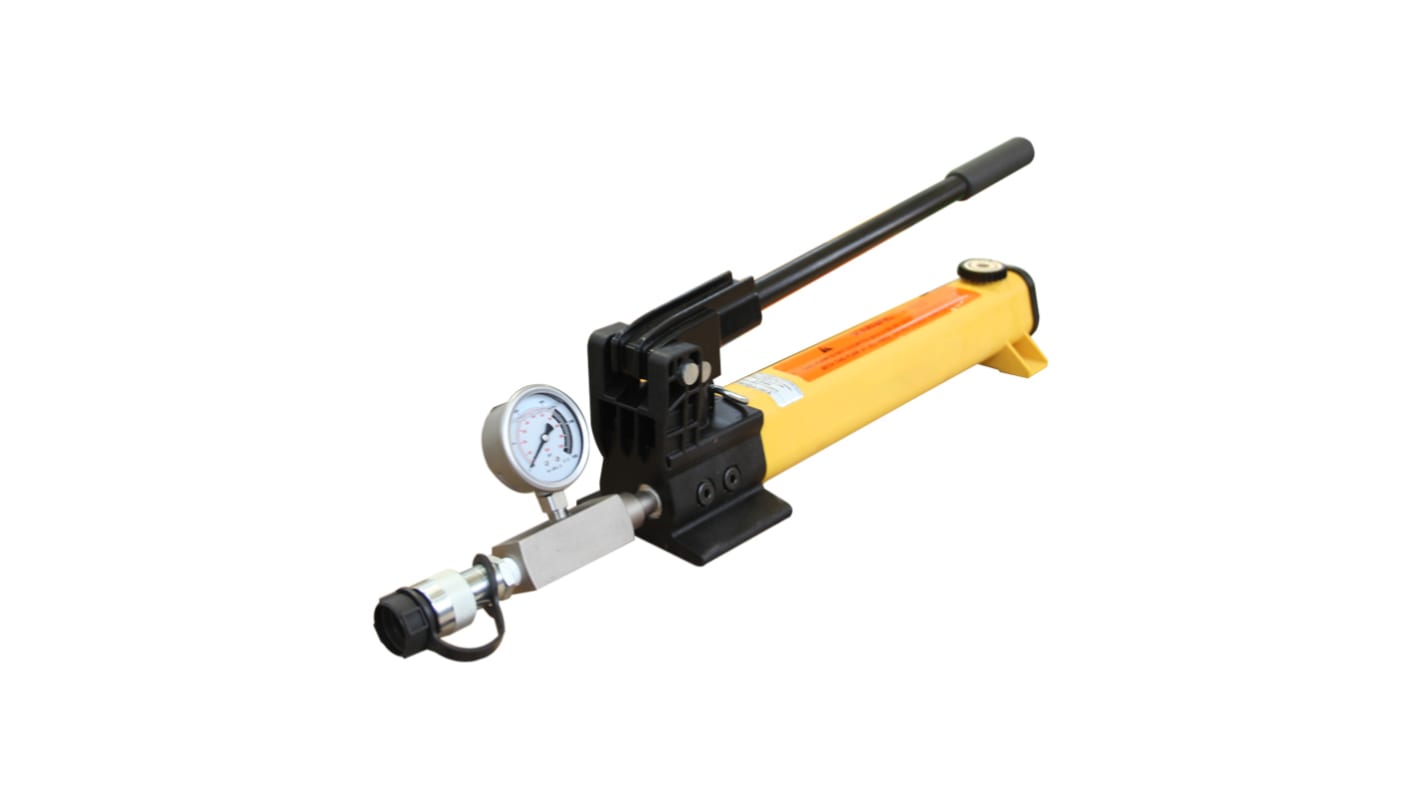 RS PRO Two Speed, Hydraulic Hand Pump, 0.901L, 25.4mm Cylinder Stroke, 700 bar