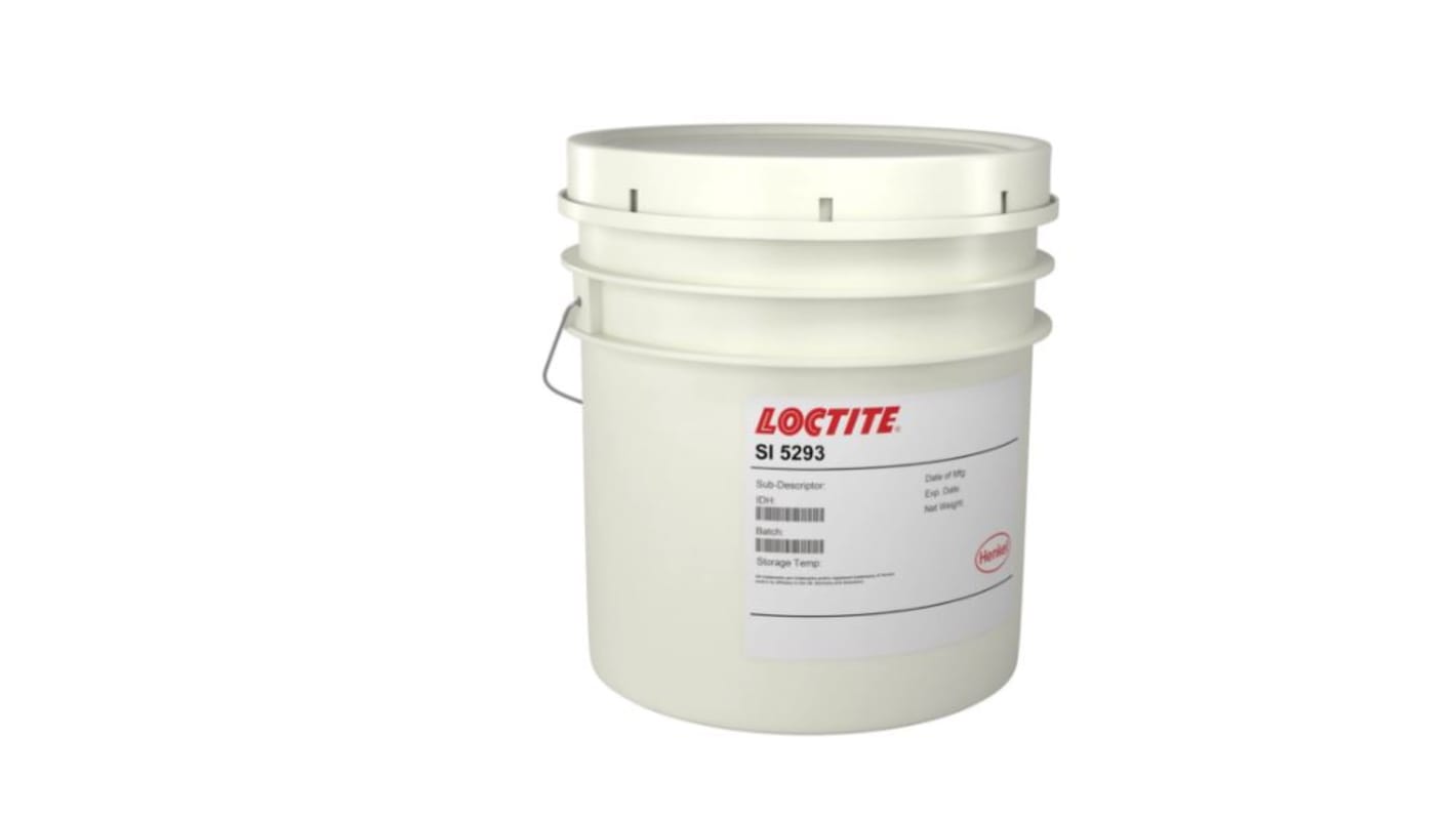 Vernis de blocage Jaune Loctite, Seau 17,82 kg, Silicone pour Vernis