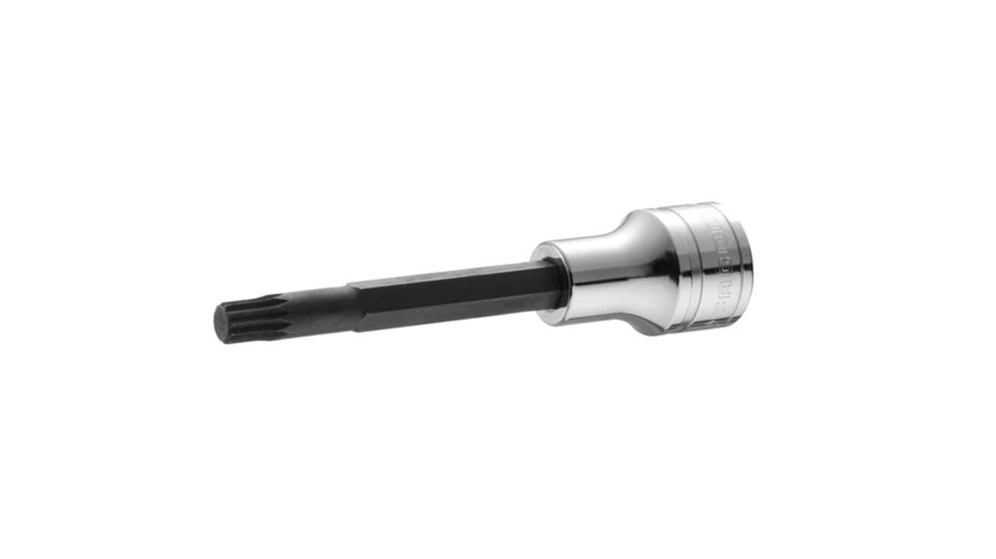 SV.12ELB 1/2 in Drive Bit Socket, XZN Spline Bit, M12, 140 mm Overall Length RS