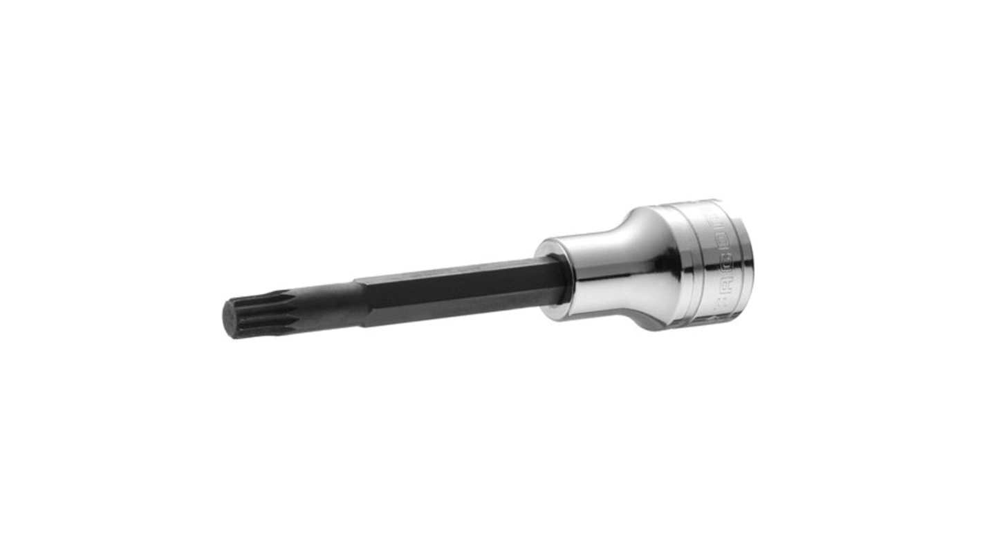 Facom 1/2 in Drive Bit Socket, XZN Spline Bit, M14, 100 mm Overall Length