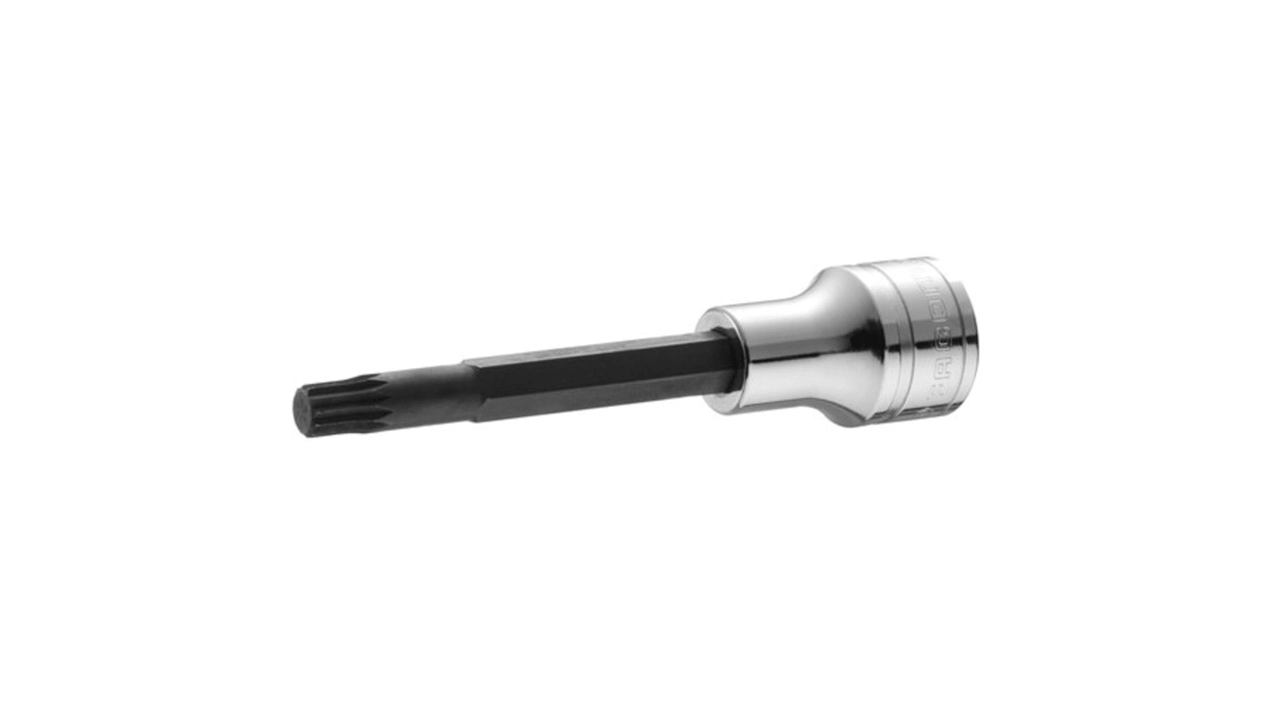 Facom 1/2 in Drive Bit Socket, XZN Spline Bit, M6, 100 mm Overall Length