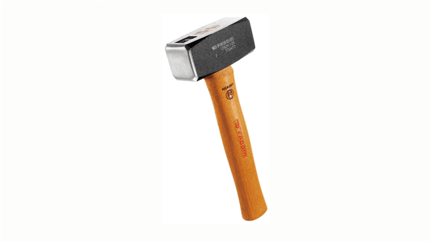 Facom Steel Sledgehammer with Hickory Wood Handle, 1.3kg