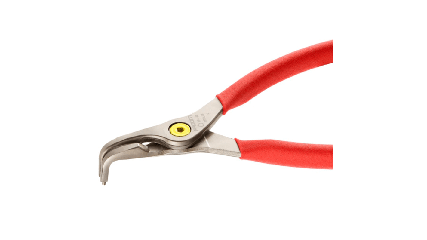 Facom Circlip Pliers, 290 mm Overall, Angled Tip