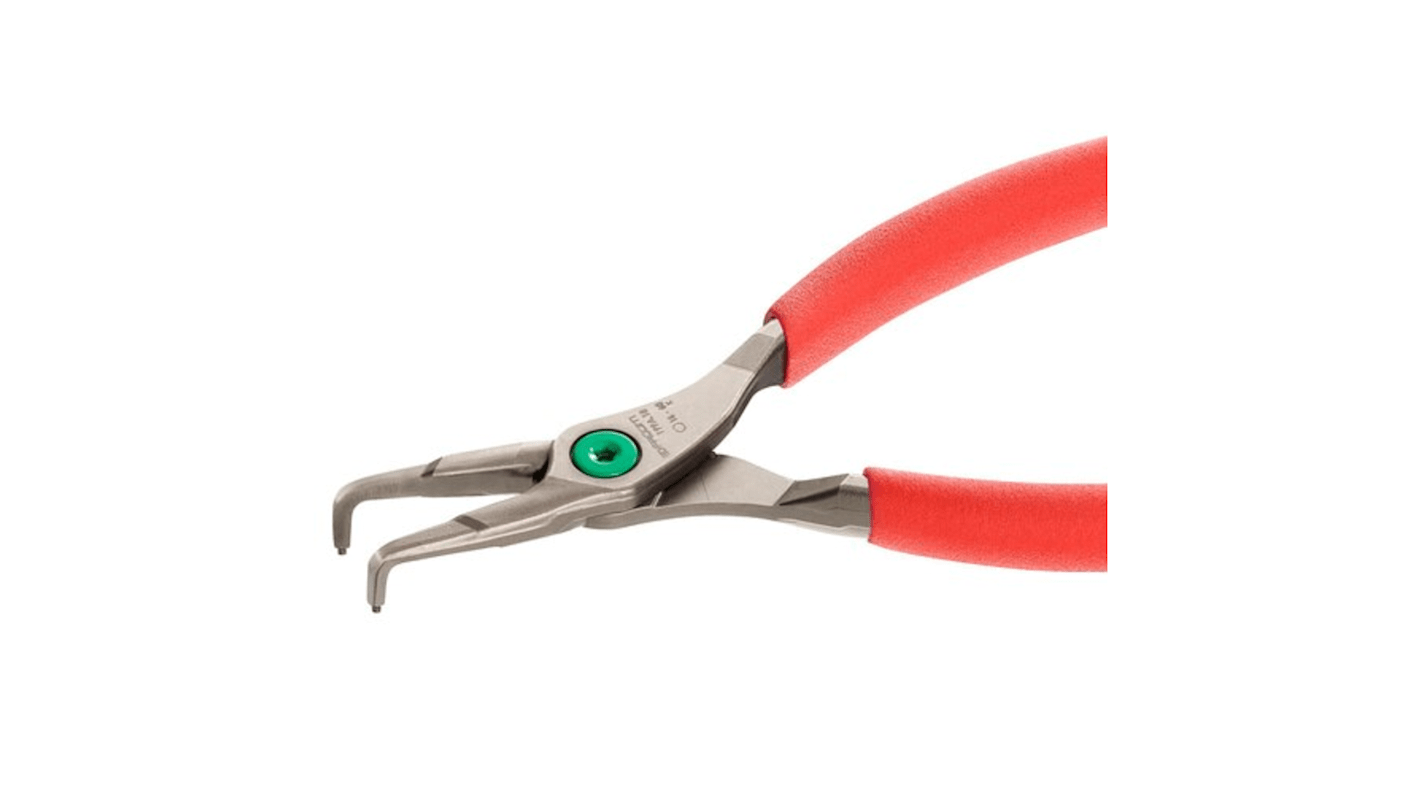 Facom Circlip Pliers, 205 mm Overall, Angled Tip