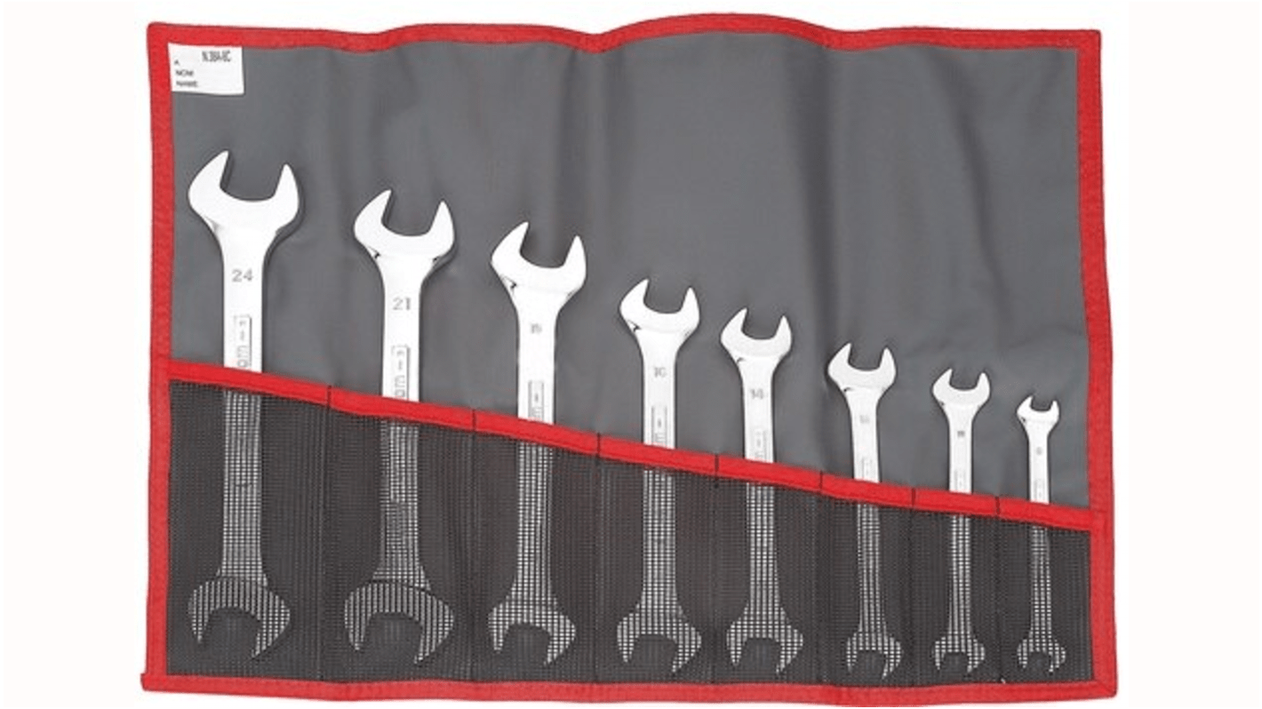 Facom 44.JE Series 8-Piece Spanner Set, 8 x 9 → 22 x 24 mm