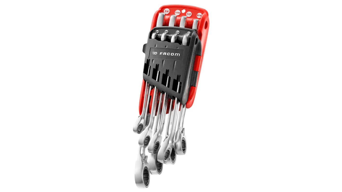 Facom 467.JP Series 8-Piece Spanner Set, 5/16 → 3/4 in