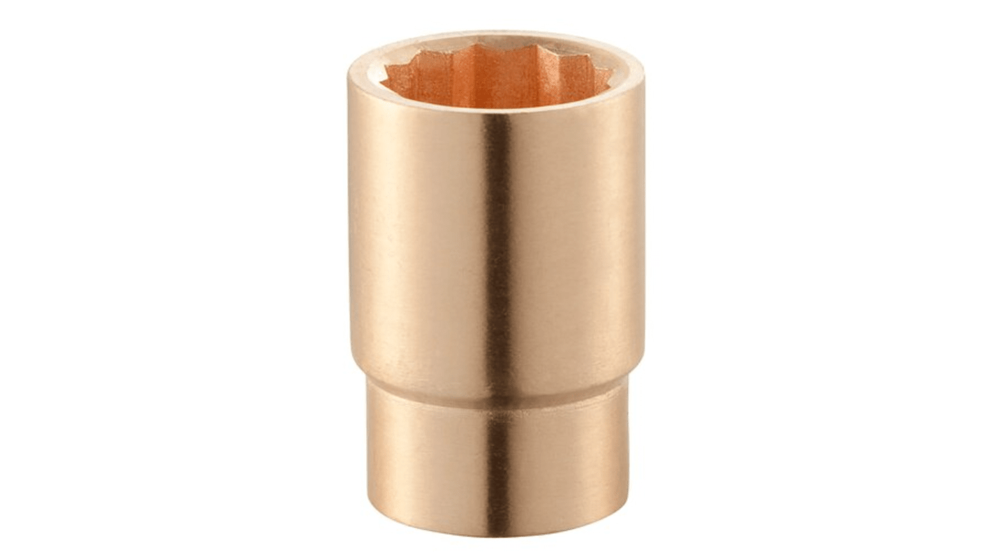 Facom 3/4 in Drive 19mm Standard Socket, 12 point, 50 mm Overall Length